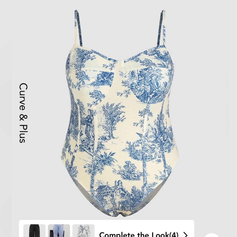 Toile de Jouy Bodysuit